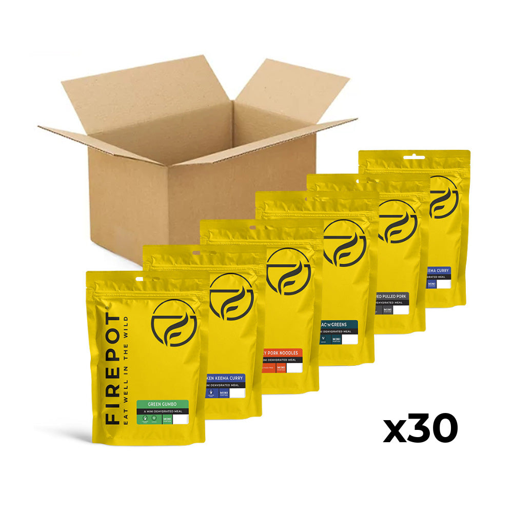 Firepot Tasty Bulk Buy Ration Pack 30 Meals