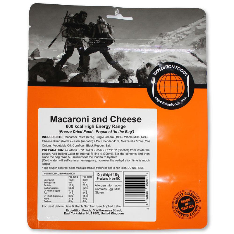 Expedition Foods Macaroni and Cheese (High Energy)