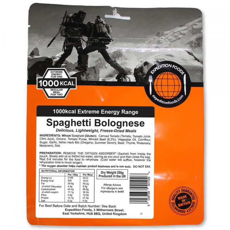 Expedition Foods Spaghetti Bolognese (1000Kcal)