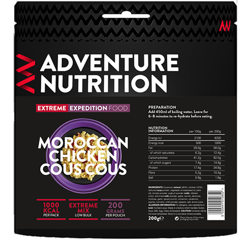 Adventure Nutrition Moroccan Chicken Couscous - 1000 Kcal