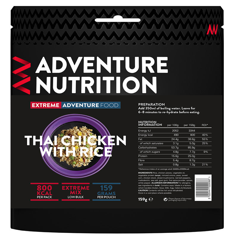 Extreme Adventure Food Thai Chicken & Rice - 800Kcal