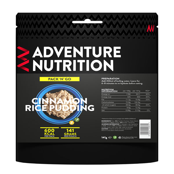Adventure Nutrition Pack 'N' Go Cinnamon Rice Pudding