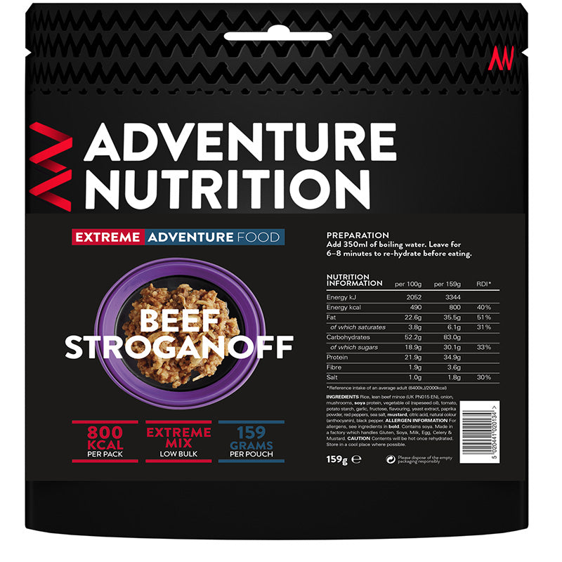 Extreme Adventure Food Beef Stroganoff - 800Kcal