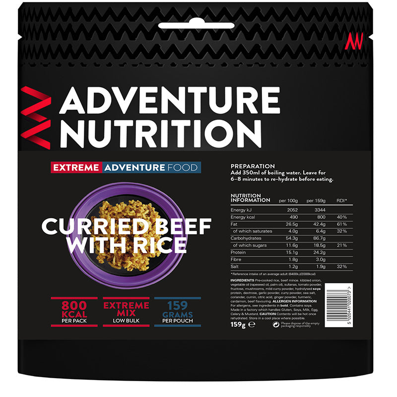 Extreme Adventure Food Curried Beef With Rice - 800Kcal