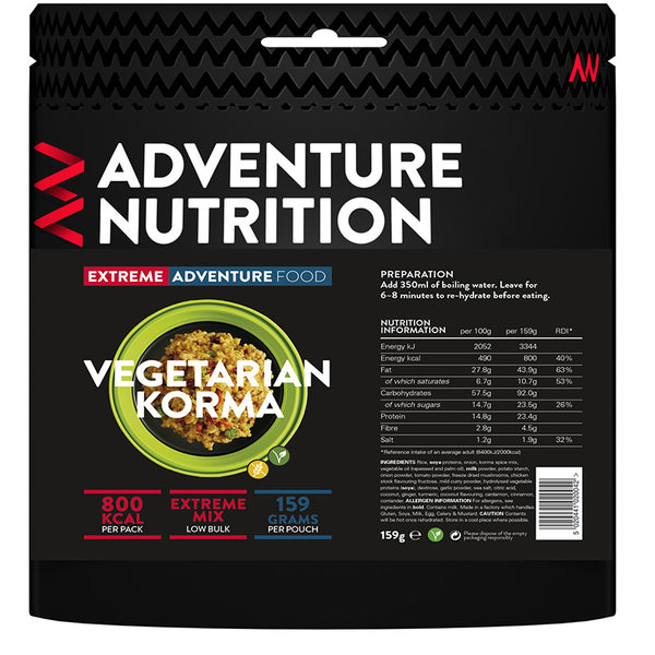 Extreme Adventure Food Vegetarian Korma - 800Kcal