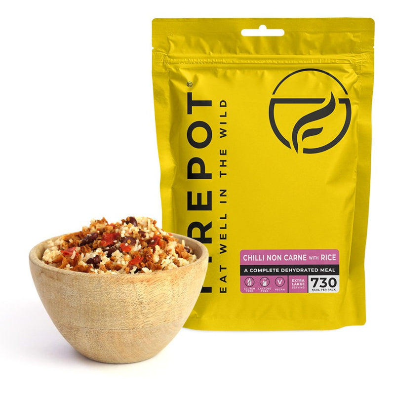 Firepot Chilli Non Carne and Rice