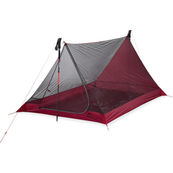 MSR Thru-Hiker Mesh House 2 Trekking Pole Shelter | Base Camp Food