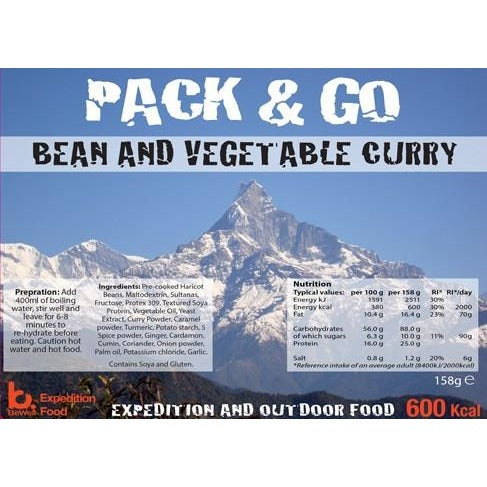 Pack & Go Bean and Vegetable Curry