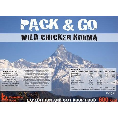 Pack & Go Mild Chicken Korma