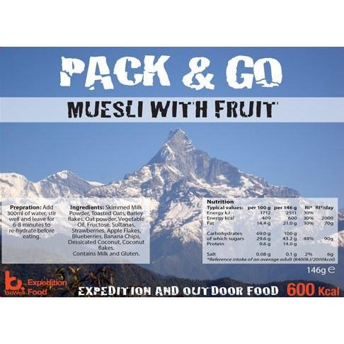 Pack & Go Muesli with Fruit
