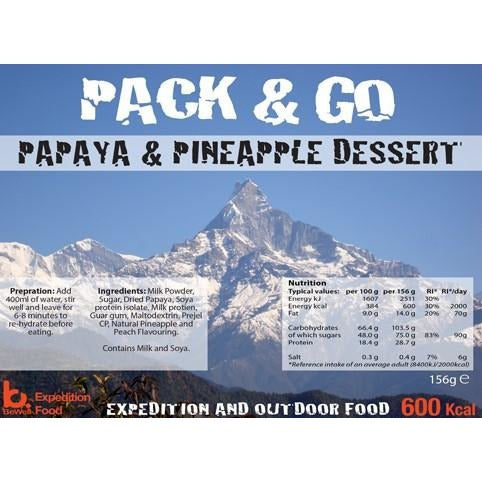 Pack & Go Papya & Pineapple Dessert