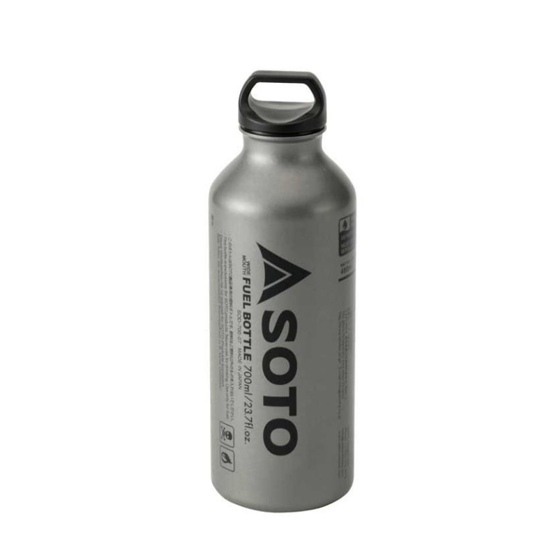 SOTO Wide-Mouth Fuel Bottles: 400 ml, 700 ml, 1000 ml | Base Camp Food