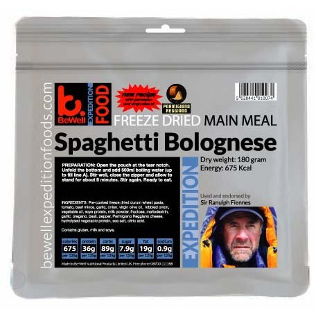 BeWell Expedition Spaghetti Bolognese