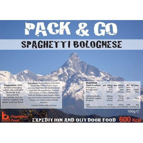 Pack & Go Spaghetti Bolognese