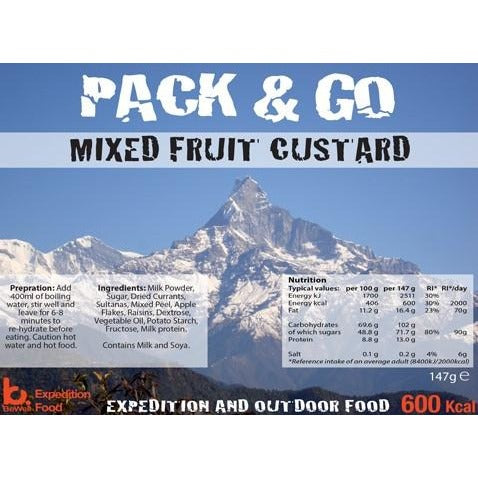 Pack & Go Mixed Fruit Custard